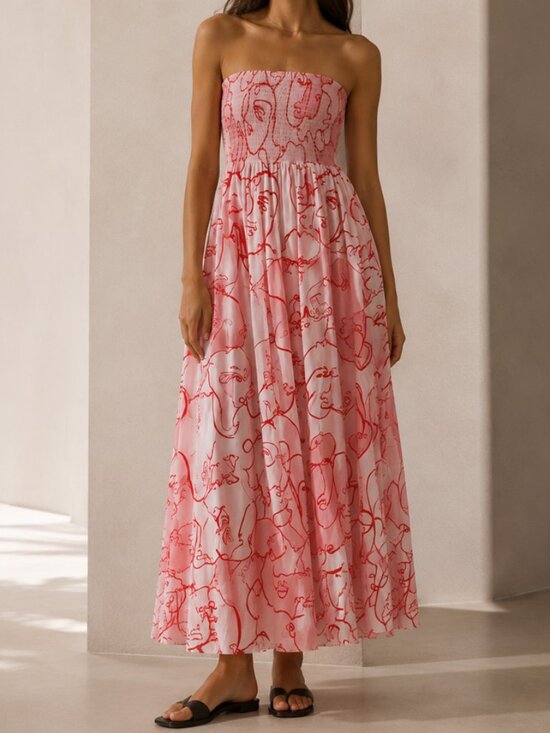 La Ligne Dresses & Skirts - La Ligne Lola Shirred Silk Maxi Dress Size S